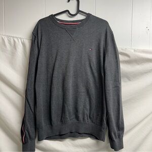 Tommy Hilfiger Men's Charcoal Crewneck Sweater